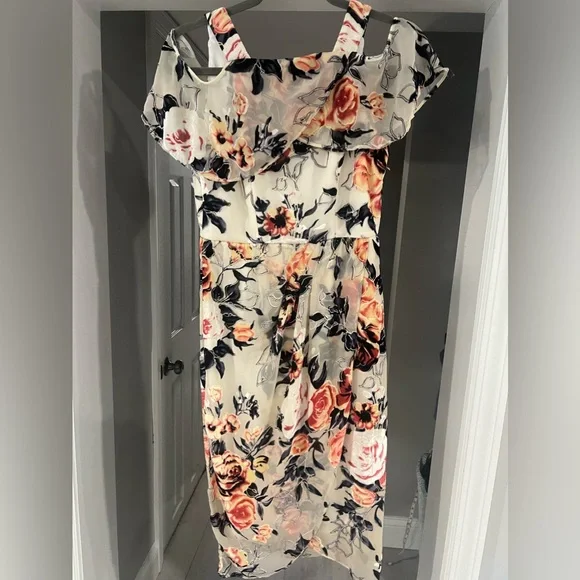 jax designer dresses Jax black label dress with floral design